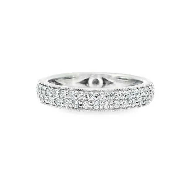 Aires Diamond Eternity Wedding Band Aires Jewelers Morris Plains, NJ