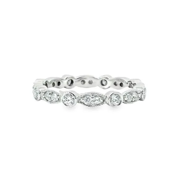 Aires Diamond Eternity Wedding Band Aires Jewelers Morris Plains, NJ
