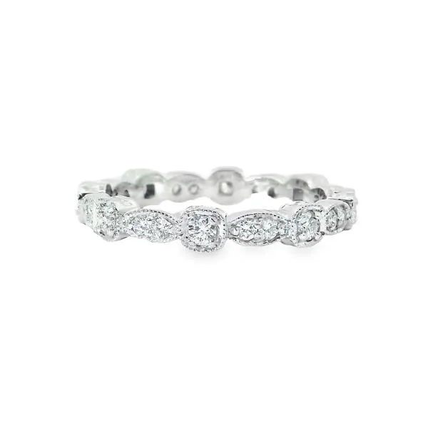Aires Diamond Eternity Wedding Band Aires Jewelers Morris Plains, NJ