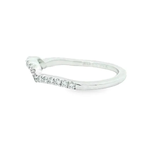 Aires Diamond Contour Wedding Band Image 2 Aires Jewelers Morris Plains, NJ