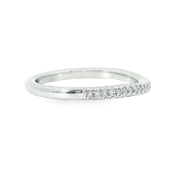 Aires Diamond Contour Wedding Band Image 2 Aires Jewelers Morris Plains, NJ