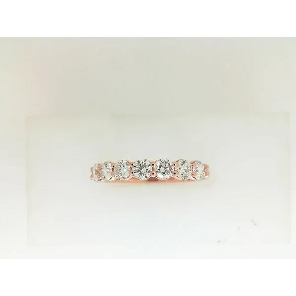 Aires Diamond Shared Prong Wedding Band Aires Jewelers Morris Plains, NJ