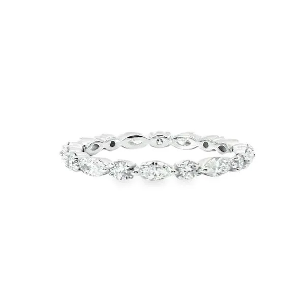 Aires Diamond Eternity Wedding Band Aires Jewelers Morris Plains, NJ