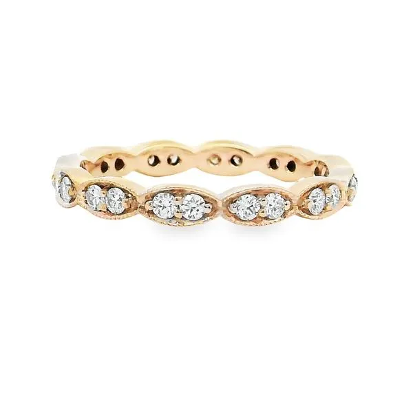 Aires Diamond Eternity Wedding Band Aires Jewelers Morris Plains, NJ