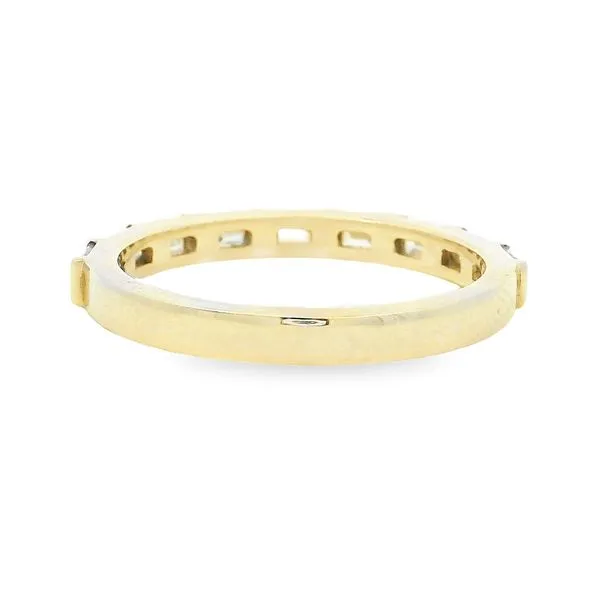 Aires Diamond Baguette Wedding Band Image 3 Aires Jewelers Morris Plains, NJ