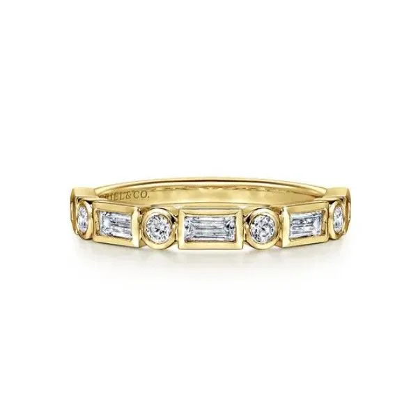 Gabriel & Co Diamond Wedding Band Aires Jewelers Morris Plains, NJ