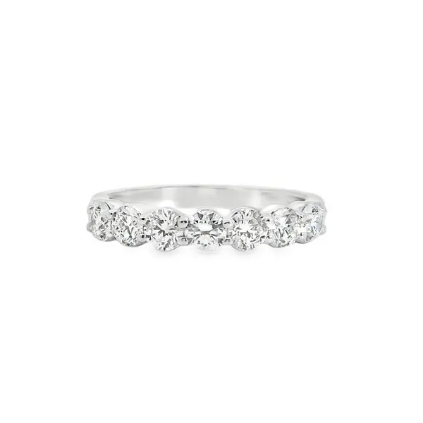 Aires Diamon Shared Prong Wedding Band Aires Jewelers Morris Plains, NJ