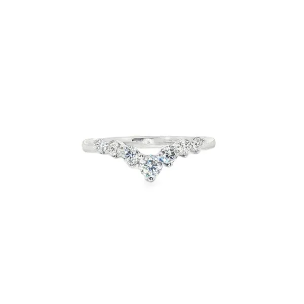 Aires Chevron Diamond Wedding Band Aires Jewelers Morris Plains, NJ