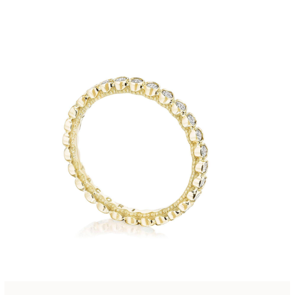 Tacori Sculpted Crescent18K Yellow Gold Eternity Band Image 2 Aires Jewelers Morris Plains, NJ