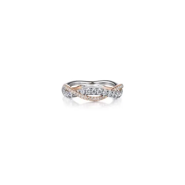 Gabriel & Co Diamond Twist Ring Aires Jewelers Morris Plains, NJ