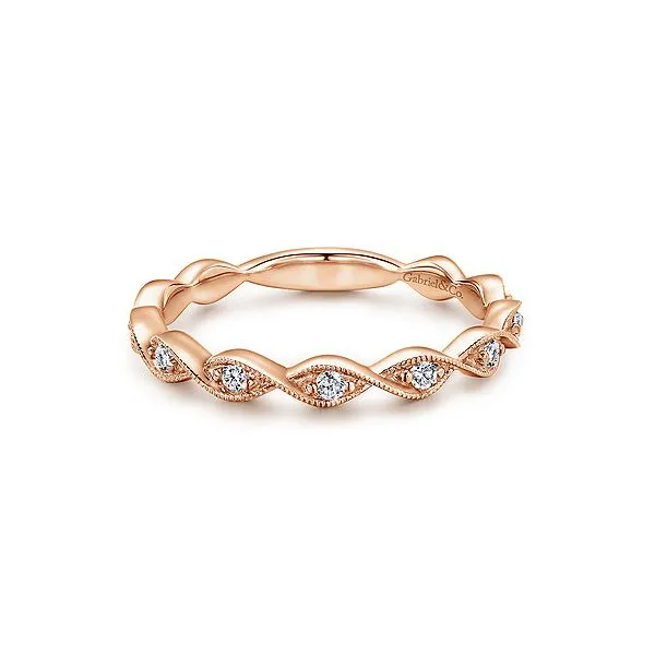 Gabriel & Co Diamond Stackable Ring Aires Jewelers Morris Plains, NJ