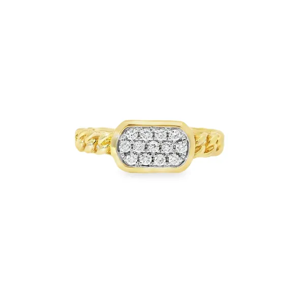 Diamond Link Ring Aires Jewelers Morris Plains, NJ