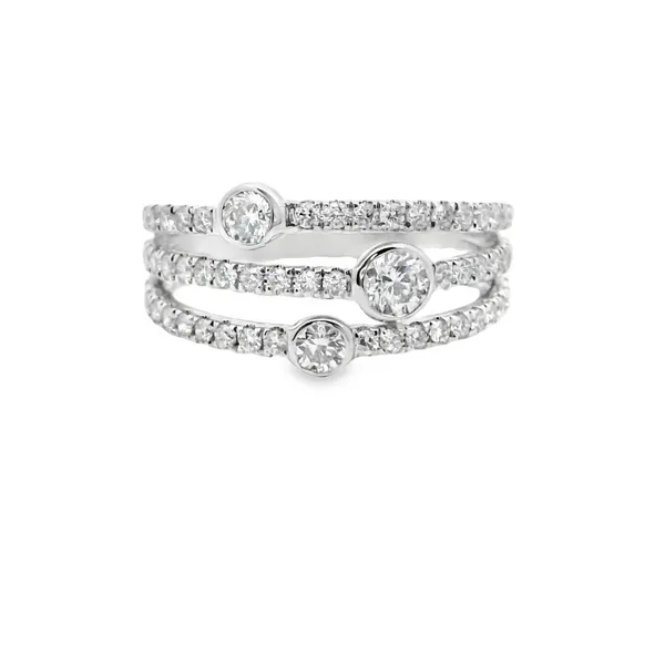 Diamond Bezel Accent Ring Aires Jewelers Morris Plains, NJ