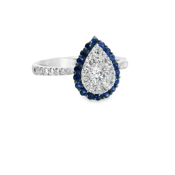 Sapphire and Diamond Ring Aires Jewelers Morris Plains, NJ