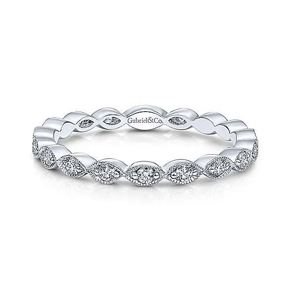 Gabriel & Co Diamond Stackable Ring Aires Jewelers Morris Plains, NJ