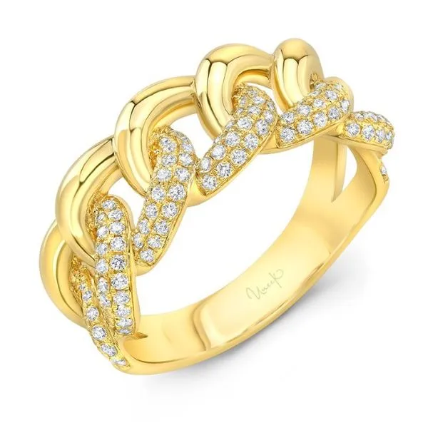 Uneek Diamond Curb Link Ring Aires Jewelers Morris Plains, NJ