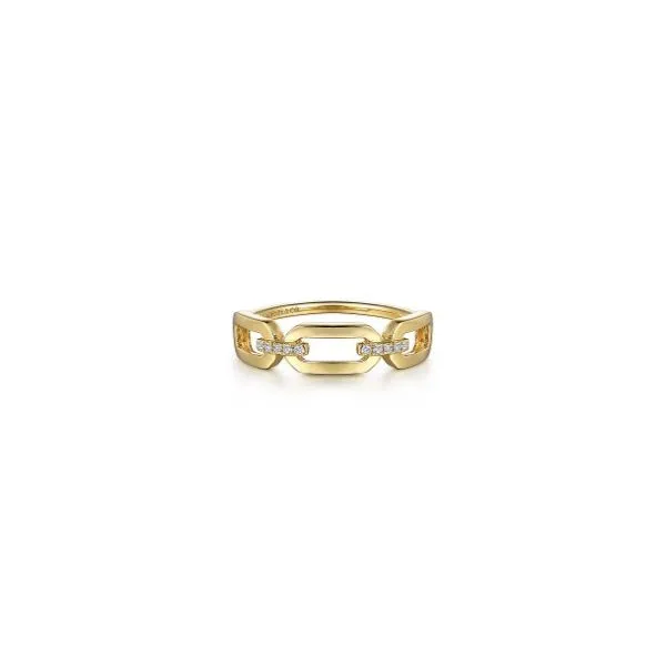 Gabriel & Co Link Ring Aires Jewelers Morris Plains, NJ