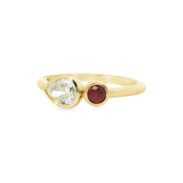 Aires Diamond and Ruby Ring Image 2 Aires Jewelers Morris Plains, NJ