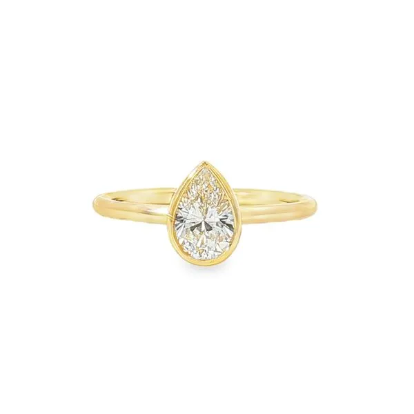 Aires Diamond Bezel Ring Aires Jewelers Morris Plains, NJ
