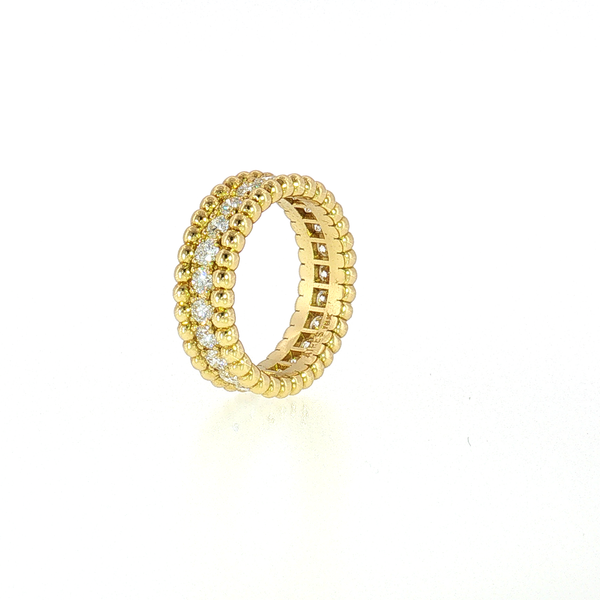 Aires Diamond Beaded Eternity Band Image 2 Aires Jewelers Morris Plains, NJ