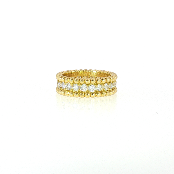 Aires Diamond Beaded Eternity Band Aires Jewelers Morris Plains, NJ