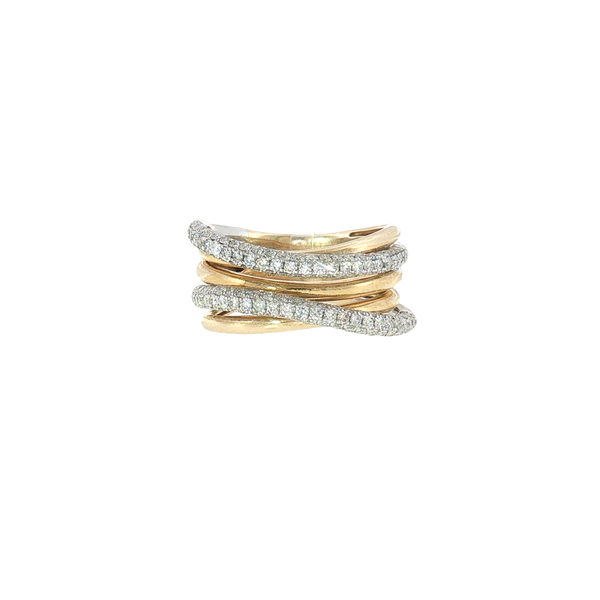 Diamond Multi-Row Stack Band Aires Jewelers Morris Plains, NJ
