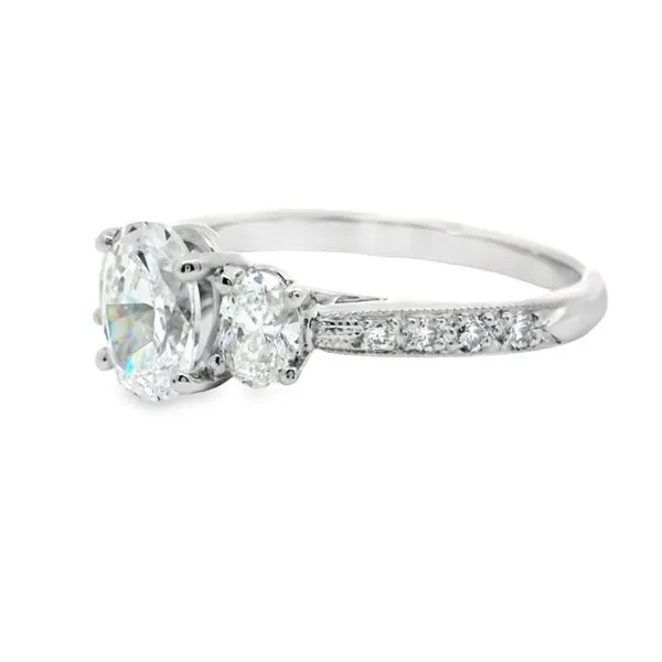 Diamond Engagement Ring Mounting Image 3 Aires Jewelers Morris Plains, NJ