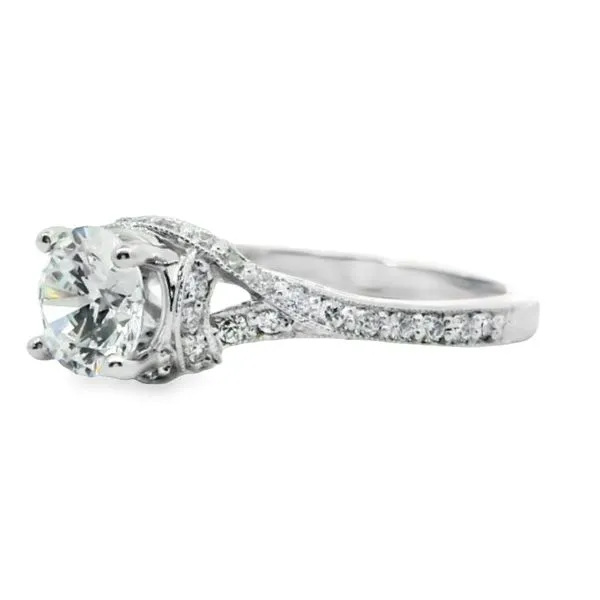 Diamond Semi Mount Ring Image 3 Aires Jewelers Morris Plains, NJ