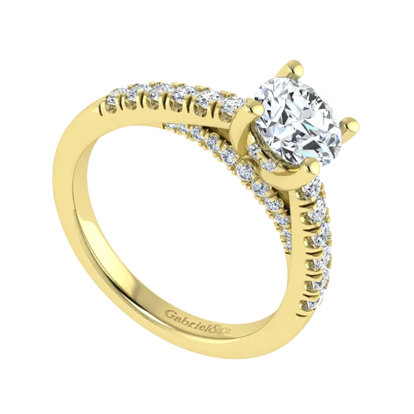 Gabriel & Co Engagement Ring Mounting Aires Jewelers Morris Plains, NJ