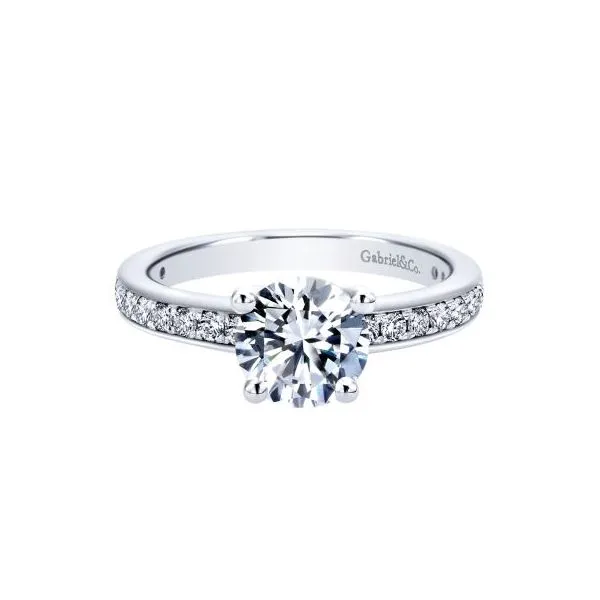 Gabriel & Co Engagement Ring Mounting Aires Jewelers Morris Plains, NJ