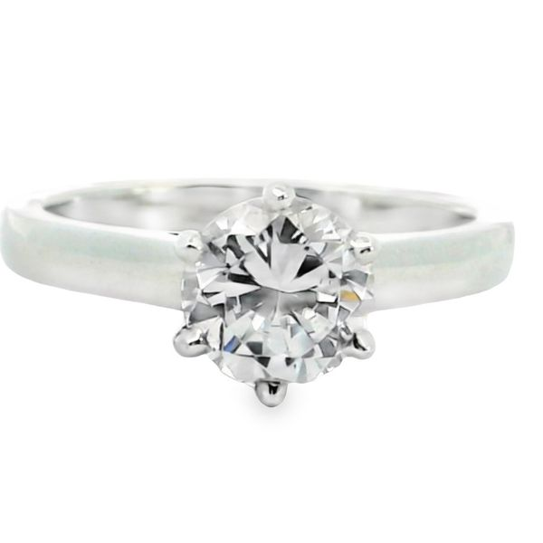 Aires Solitaire Engagement Ring Mounting Aires Jewelers Morris Plains, NJ