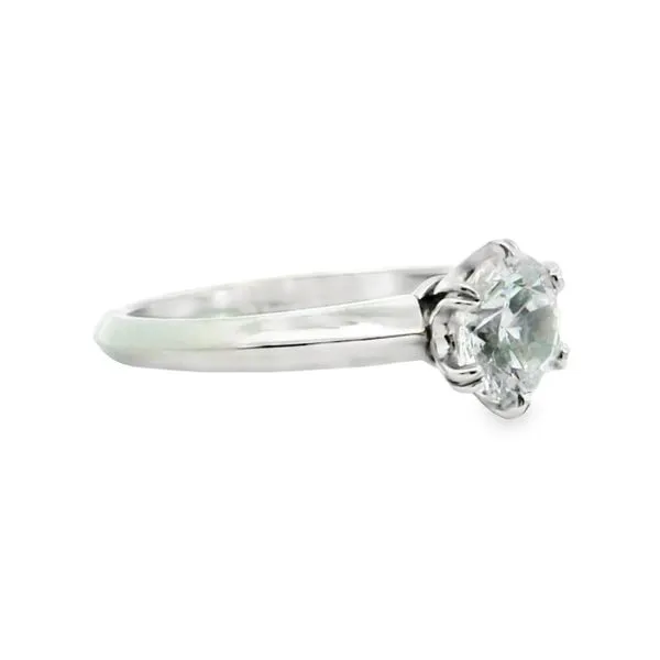 Aires Platinm Solitaire Engagement Ring Mounting Image 2 Aires Jewelers Morris Plains, NJ
