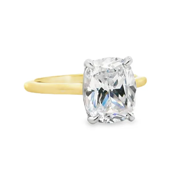 Aires Hidden Halo Solitaire Engagement Ring Image 2 Aires Jewelers Morris Plains, NJ