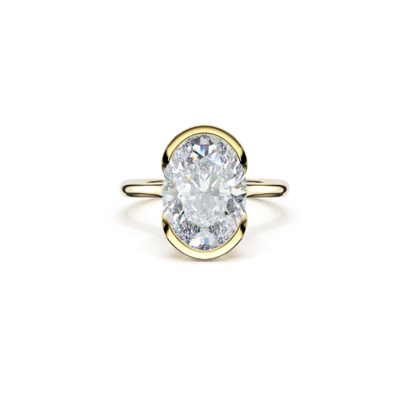 Tacori Oval North/South Semi-Bezel Pavé-Prong Ring Aires Jewelers Morris Plains, NJ