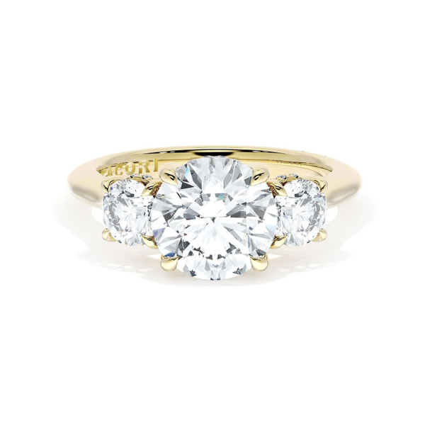 Tacori Round 3-Stone Engagement Ring Aires Jewelers Morris Plains, NJ