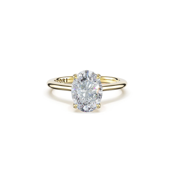 Tacori Oval Solitaire Engagement Ring Aires Jewelers Morris Plains, NJ