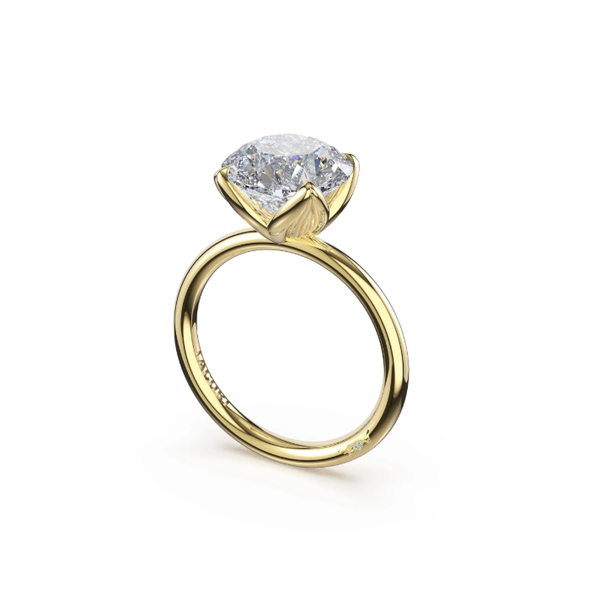 Tacori Round Sculpted Petal-Prong Solitaire Image 2 Aires Jewelers Morris Plains, NJ