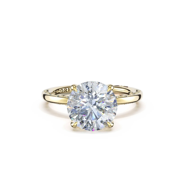 Tacori High-Polish Round Solitaire Engagement Ring Aires Jewelers Morris Plains, NJ