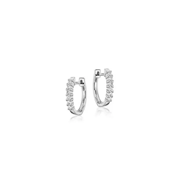 Diamond Huggie Earrings Aires Jewelers Morris Plains, NJ