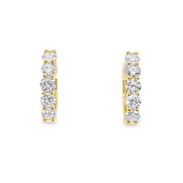 Diamond Huggie Earrings Aires Jewelers Morris Plains, NJ