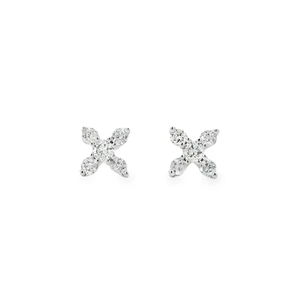 Diamond Flower Studs Aires Jewelers Morris Plains, NJ
