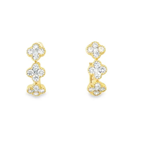 Diamond Huggie Earrings Aires Jewelers Morris Plains, NJ