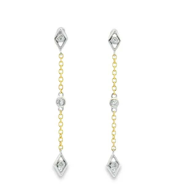 Diamond Dangle Earrings Aires Jewelers Morris Plains, NJ