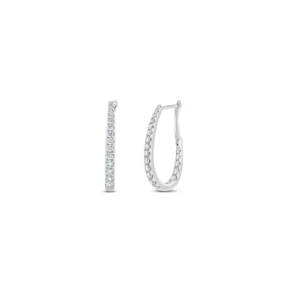 Uneek Diamond Hoop Earrings Aires Jewelers Morris Plains, NJ