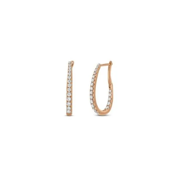 Uneek Diamond Hoop Earrings Aires Jewelers Morris Plains, NJ