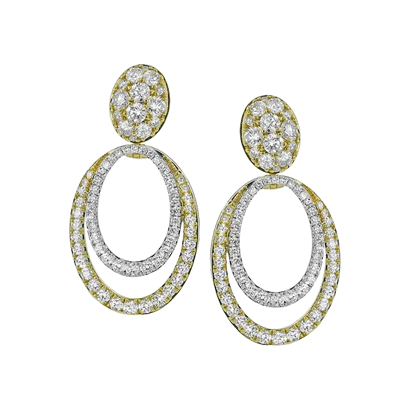 Simon G Diamond Drop Earrings Aires Jewelers Morris Plains, NJ