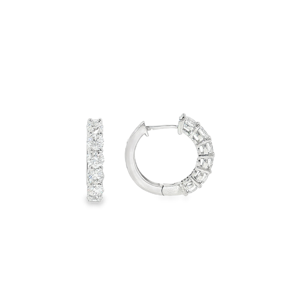 Diamond Huggie Earrings Aires Jewelers Morris Plains, NJ