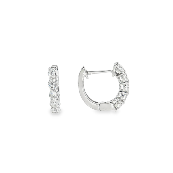 Diamond Hoop Earrings Aires Jewelers Morris Plains, NJ