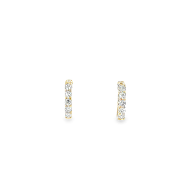 Diamond Huggie Hoops Aires Jewelers Morris Plains, NJ