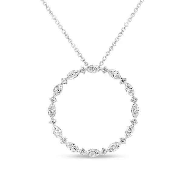 DIAMOND CIRCLE PENDANT Aires Jewelers Morris Plains, NJ